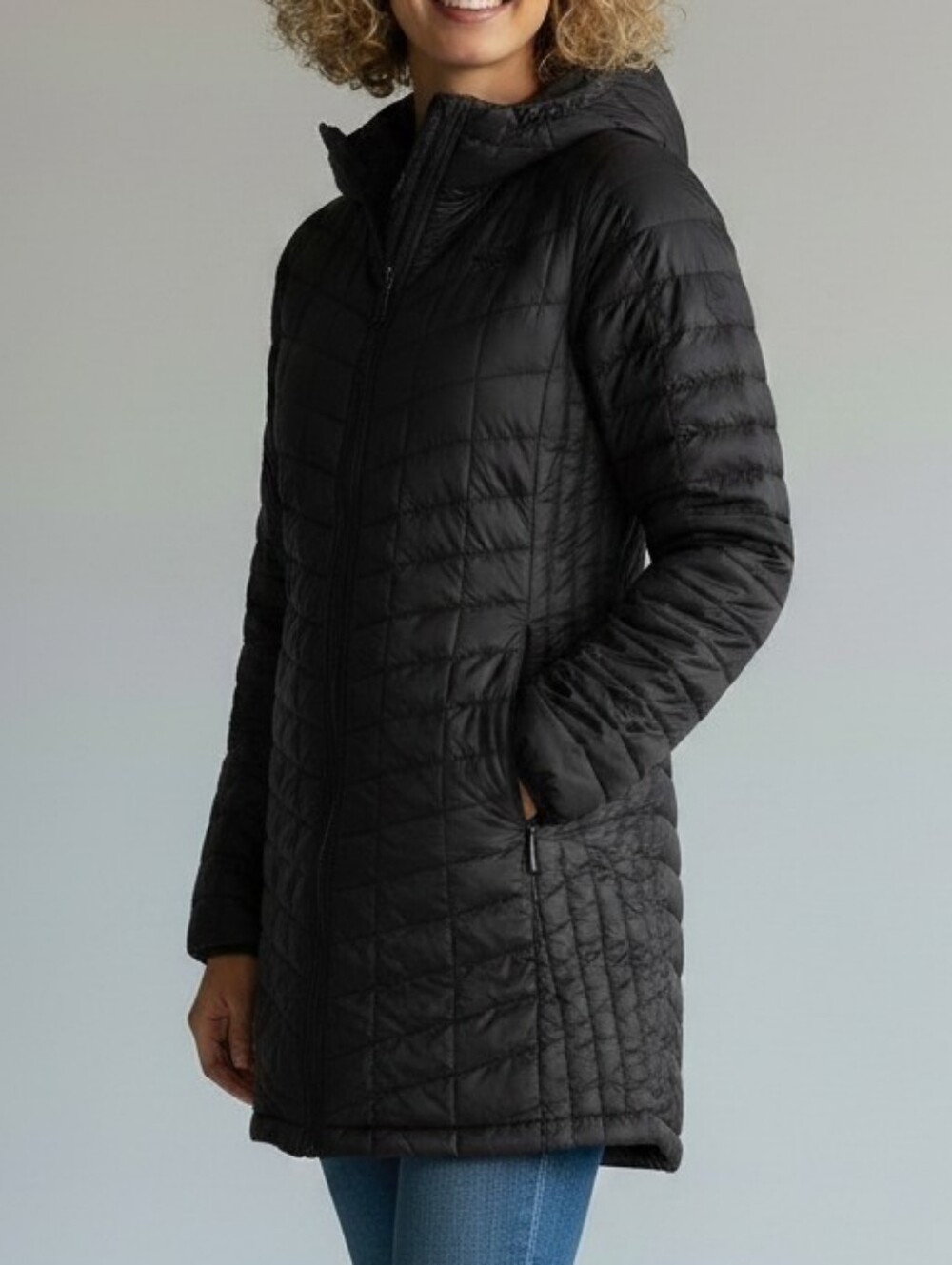 The North Face Women's Eco Thermoball Parka - Black S - Picture 1 of 14